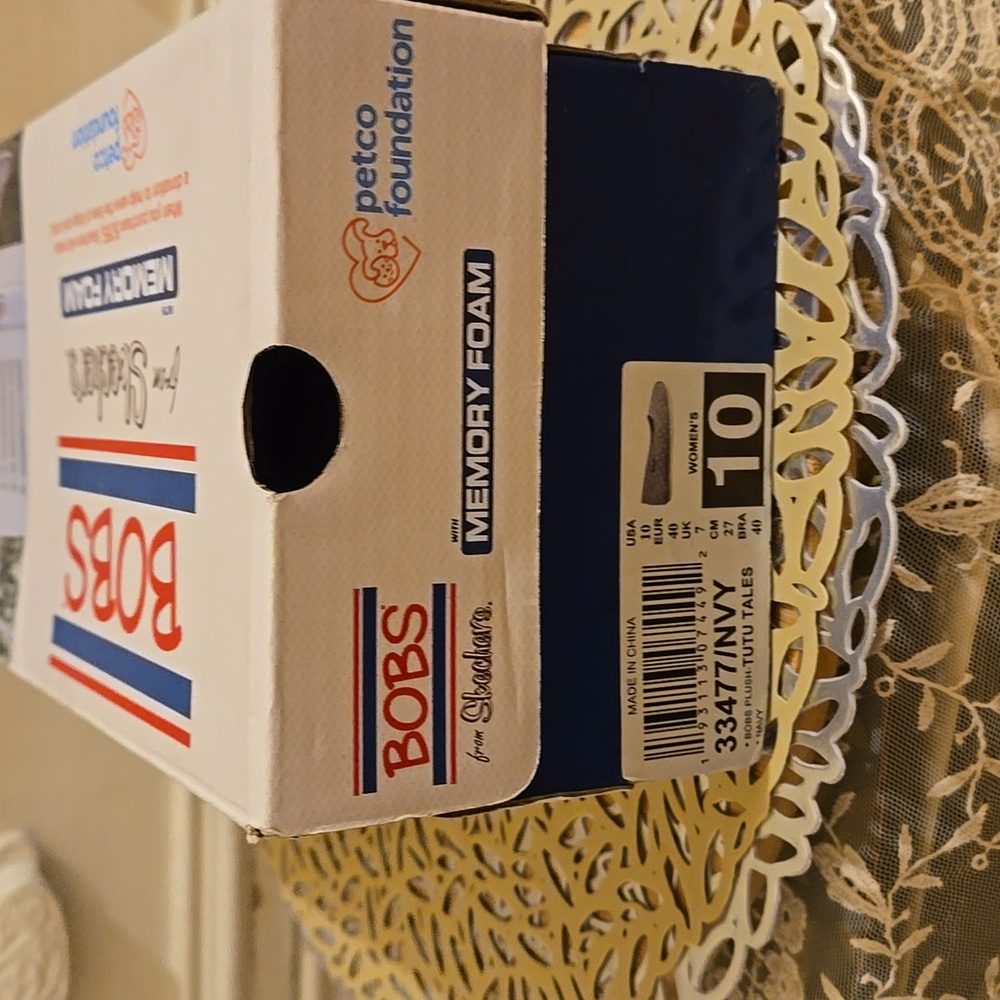NIB Bobs from Skechers navy canvas flats Sz 10 ⭐️ - Picture 10 of 10